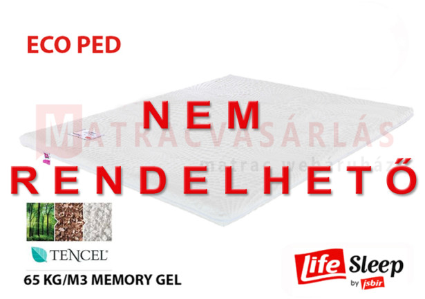 memory fedőmatrac Ecoped memóriahabos fedőmatrac