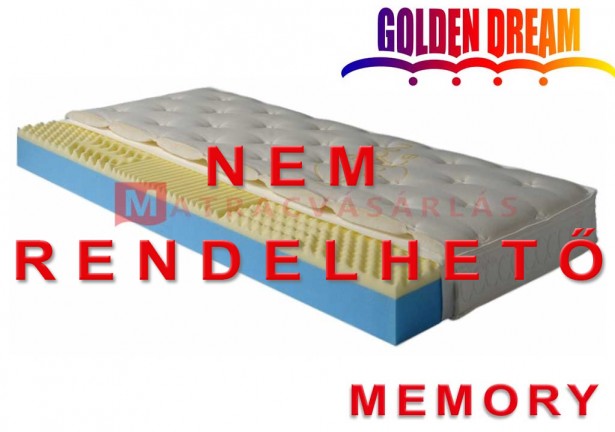 Golden Dream Memostrar emlékezőhabos vákuummatrac