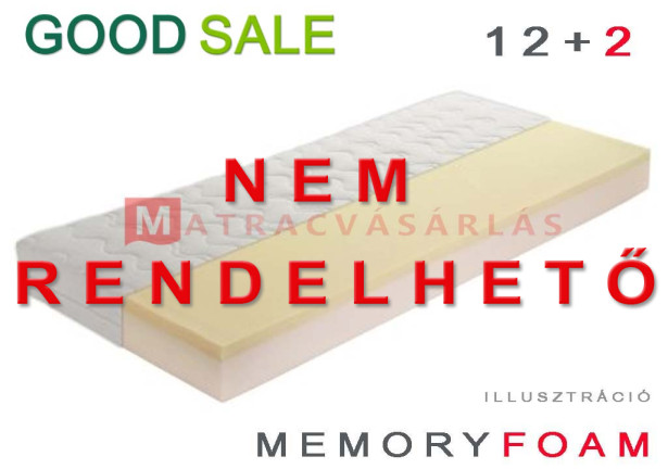 Good Sale Memory matrac 12+2cm memóriahabos