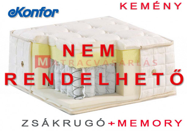 Konfor Mistery Passion táskarugós memory foam matrac