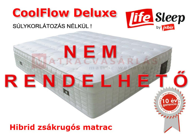 CoolFlow Deluxe táskarugós matrac
