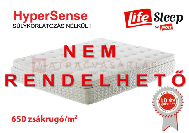 Life Sleep HyperSense zsákrugós matrac