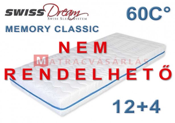 Memory Classic matrac 12+4cm memory 50kg/m3