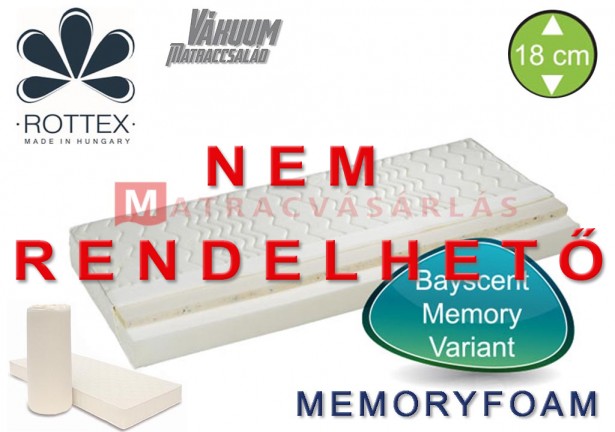 Bayscent Memory Variant emlékezőhabos vákuummatrac matrac