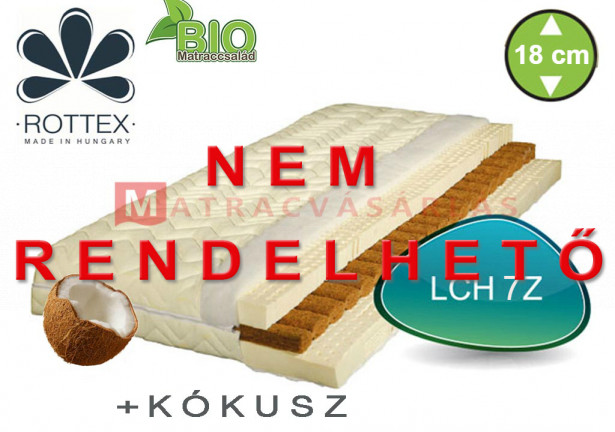 Rottex LCH 7Z latex-kókusz biomatrac