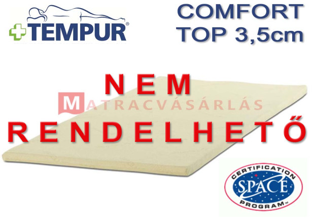 Tempur® Comfort Top 3,5cm vastag memory fedőmatrac