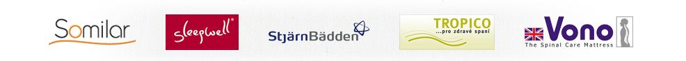HIlding Anders matrac márkák: Curem, Dunlopillo, stb